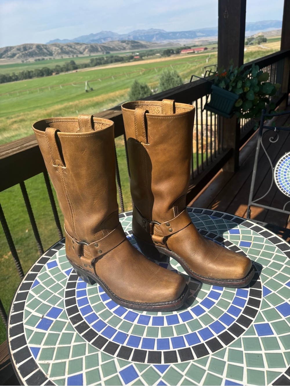Frye Woman’s 77300-TAN Leather Boots